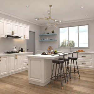 Armoires de cuisine en bois avec affichage déroulant Stockage de légumes Garde-manger alimentaire et options de support - Product Image 4