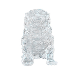 Figura de León de Resina Transparente Estilo Chino, Escultura Pixiu para Decoración del Hogar, Entrada, Sala de Estar, Hotel, Villa, Artística - Product Image 5