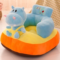 Chaise en peluche en forme d'animal de dessin animé, siège confortable pour bébé, support personnalisé de haute qualité