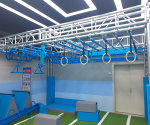 Pista de Obstáculos <span class=keywords><strong>Ninja</strong></span> para Interiores y Exteriores, Divertido Diseño de Carrera <span class=keywords><strong>Ninja</strong></span> Warrior - Product Image 4