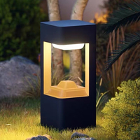 Lampu penambat aluminium abu-abu hitam 10W IP65 terlaris dengan sudut sorot 360 untuk Led lanskap taman tahan air