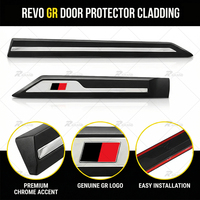 Kit de moulures latérales de style GR en ABS pour Hilux Revo 2015-2025, moulures de porte latérale, garnitures de porte, accessoires de voiture