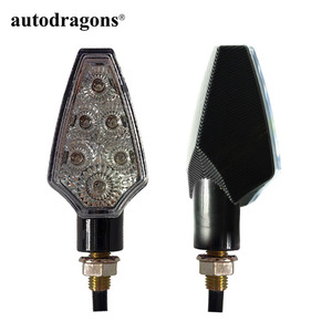 Luces Intermitentes para Motocicleta de 6W, 6 LED, 12V, Luz Amarilla, Indicador de Dirección - Product Image 6