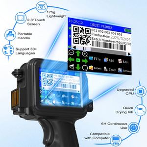 Impresora de Inyección de Tinta Manual, Precio de Fábrica, Impresora de Codificación de Doble Boquilla Multilingüe para Cajas de Cartón - Product Image 3