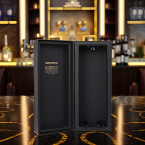 Cajas Rígidas de Envío para una Sola Botella de Vino, de Lujo, Alta Calidad, Desechables, Personalizadas OEM, Premium, con Esponja <span class=keywords><strong>y</strong></span> Laminación Mate - Product Image 2