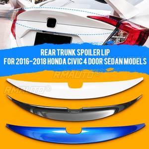 สปอยเลอร์หลังคุณภาพสูงสำหรับ Honda Civic รุ่นที่ 10 แบบ 4 ประตู ซีดาน ปี 2016-2018 ปีกสปอยเลอร์ท้ายรถยนต์ - Product Image 1