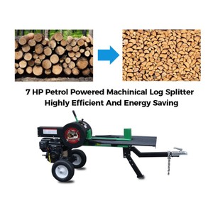 K-maxpower CE, processeur de bois de chauffage professionnel hautement efficace, 7 ch, 34 tonnes de puissance, <span class=keywords><strong>fendeuse</strong></span> de bûches mécanique cinétique - Product Image 5