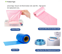 Sacs à déjections pour animaux de compagnie en PE haute barrière, écologiques, robustes, biodégradables, compostables, avec soufflet latéral et désodorisants