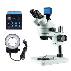Groothandel microscoop mobiel camera-YIZHAN biologische digitale prijs sunshine 16 mp eye smartphone mobiele gsm usb camera Trinoculaire Microscoop Stereo