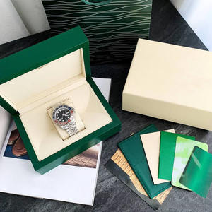 Caja de Reloj de Negocios para Hombre de Diseño de Lujo, Cuero Genuino y Madera Verde de Alta Calidad con Logotipo Personalizado, Hecho en China - Product Image 6