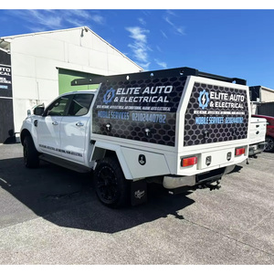 Plateau et auvent en aluminium pour Ute, revêtement thermolaqué, double cabine, robuste, pour Hilux - Product Image 4
