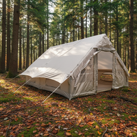 Tente gonflable de 12 mètres carrés, une chambre, espace extra-large, camping en plein air pour parents et enfants, installation gratuite, colonne d'air