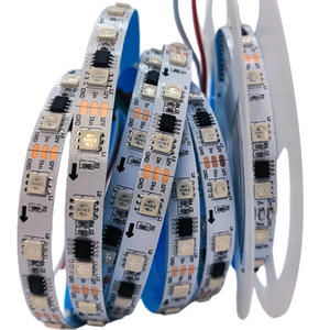 Đen Trắng PCB ws2811 địa chỉ 30 60 108led/M <span class=keywords><strong>pixel</strong></span> kỹ thuật số DC 12V 24V linh hoạt <span class=keywords><strong>LED</strong></span> Strip <span class=keywords><strong>Lights</strong></span> - Product Image 4