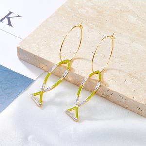 Pendientes de Lujo para Mujer, Diseño Bali en Oro, Pendientes Colgantes de Acero Inoxidable, Juego de Pendientes de Moda - Product Image 5