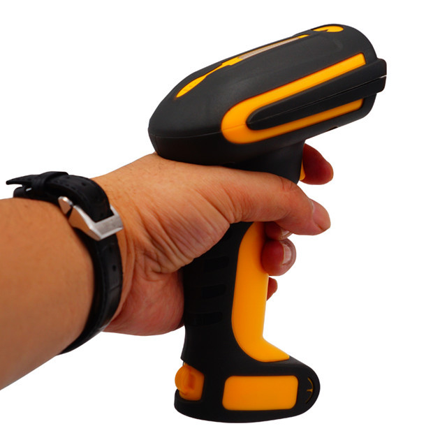 Industrial Rugged Mobile Handheld Wireless Blue Tooth USB Barcode Scanner
