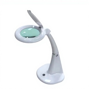White Countertop Jewelry Desk Lamp High-Brightness Shadowless Magnifying Glass Jewelry Tools Equipment LED <b>Work</b> <b>Light</b> - Product Image 2