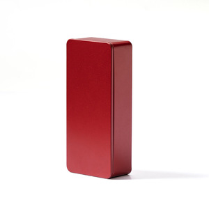 Bán buôn hình chữ nhật kim loại nhỏ hộp trà có thể tái chế tinplate cấp thực phẩm bao bì logo dập nổi trà có thể đóng gói Hộp - Product Image 2