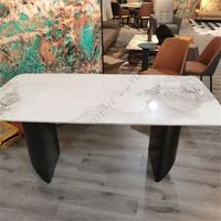 Dessus de table de restaurant avec bord en bois massif carré Personnaliser les tailles