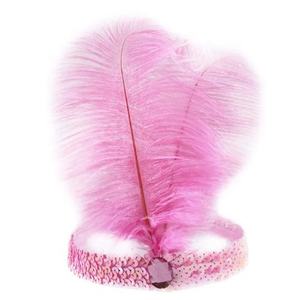 Bandeau Costume Flapper Headpiece pour Femme Bandeau Plume pour <span class=keywords><strong>Gatsby</strong></span> Thème Fête Carnaval - Product Image 4