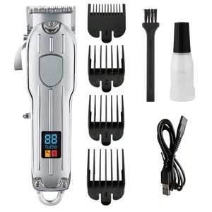 Cortadora de Pelo Profesional Inalámbrica con Batería de Litio Recargable por USB, con Logotipo Personalizado de Fábrica, para el Hogar/Peluquería - Product Image 3