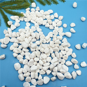 Las mejores piedras de guijarros de jardín Tumble White Stone para rodar Snow White Pebble Cobble Stone de Nanjing Oferta Precio con descuento - Product Image 3