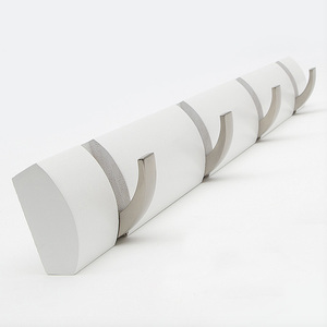 Perchero de Madera Personalizado con 4 Ganchos Retráctiles, Perchero Flotante de Pared para Sala de Estar y Almacenamiento de Herramientas de <span class=keywords><strong>Armario</strong></span> - Product Image 4