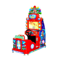 Machine de jeu d'arcade de course à monnayeur pour enfants avec garantie d'un an, écran LCD 22 pouces, 1 joueur