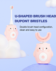 LULA แปรงสีฟันไฟฟ้าอัลตร้าโซนิคอัตโนมัติสำหรับเด็ก,แปรงสีฟันไฟฟ้า4หัวสำหรับเด็กอายุ2-12ปี - Product Image 2