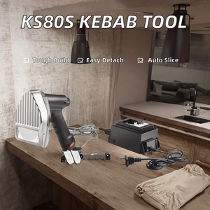 Nhà Hàng Khách Sạn New K100 Thịt <span class=keywords><strong>Slicer</strong></span> Có Thể Điều Chỉnh Độ Dày Thẳng <span class=keywords><strong>Kebab</strong></span> Cutter Shawarma Doner Cutter Cho Gà Tây <span class=keywords><strong>Kebab</strong></span> Dao - Product Image 2