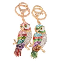 Porte-clés créatif hibou personnalisé avec logo, nouveau modèle, accessoire de sac tendance pour clé de voiture
