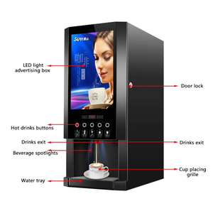 Machine automatique de café de robot de fabricant commercial de vente de glace au lait de 5 saveurs instantanées E-30SW - Product Image 3