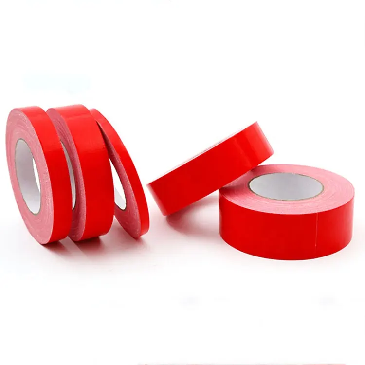 Großhandel wasserdicht 230 Mikron Hot Melt Adhesive Red Duct Tape für die Bühne