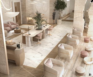Design d'intérieur de salon moderne avec comptoirs d'exposition sur mesure et mobilier de salon de luxe, solution complète pour salon - Product Image 4