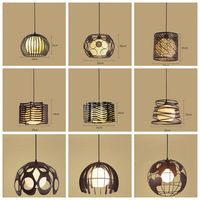 Lampe suspendue moderne simple personnalité nordique en fer lampe industrielle pour restaurant café salle à manger suspension