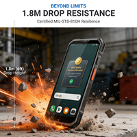 H61 5G 6,3 pouces 4800mAh IP68 Étanche USB 3.0 Type-C FHD 1080*2340 PDA industriel Android Lecteur de codes-barres 8 Go de RAM 256 Go en stock