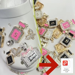 Cổ Phiếu Sẵn Sàng Giày Clip Kim Cương Charms Cho Clog Bling Pha Lê Guốc Sang Trọng Giày Charms Phụ Kiện Rhinestone Kim Loại diigners - Product Image 4