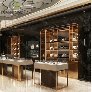 Escaparate de Joyería Moderna, muebles de joyería, diseño de interiores, vitrina de joyería de vidrio templado ultra transparente - Product Image 4