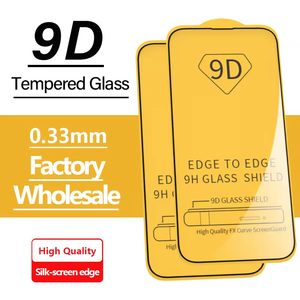 9H 9D 0,33mm cubierta completa antiarañazos HD Protector de pantalla de vidrio templado transparente para <span class=keywords><strong>iPhone</strong></span> 13 14 15 16 Pro Max Protector de pantalla - Product Image 3