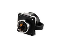 Pour Cnlinko IP67 étanche haute métal montage sur panneau 10 broches alimentation magnétique USB connecteur rotatif mâle femelle électrique Pogo broche