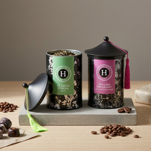 <span class=keywords><strong>Lata</strong></span> Redonda de Hojalata Impresa Personalizada para Dulces, Pan, Alimentos, Embalaje de Regalo, Contenedor Metálico Vacío al por Mayor con Tapa - Product Image 1