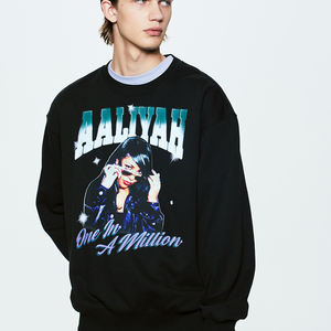 Venta al por mayor de nuevas sudaderas de cuello redondo de lana de manga larga de los hombres Jersey hombres sudadera sin capucha - Product Image 3