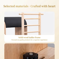 Banc de Pilates en bois réglable haut de gamme pour studio de yoga, correcteur de posture, équipement de fitness pour salle de sport, conception ergonomique pour une posture saine