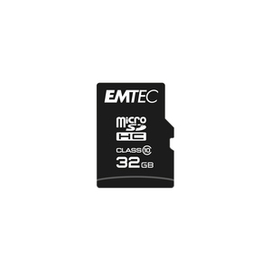 Emtec Classic Micro SDHC 32GB คลาส 10 UHS1 U1 คลาส 10 พร้อมตัวอ่านการ์ด USB-A - Product Image 1