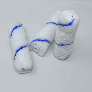 Vente chaude 4 pouces Blue Stripe <span class=keywords><strong>Mini</strong></span> microfibre <span class=keywords><strong>rouleau</strong></span> couverture personnalisable non pelucheux rouleaux de <span class=keywords><strong>peinture</strong></span> pour les projets de bricolage Support OEM - Product Image 4