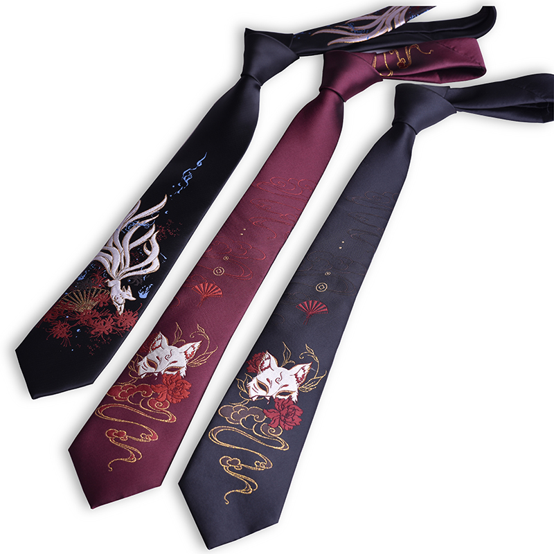 Corbata De Zorro De Nueve Colas - Negra De Nueve Colas | Cuotas Sin Interés