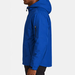 Veste coupe-vent à capuche pour homme de haute qualité, streetwear décontracté, veste zippée, mode sportive, utilisation en plein air, hiver, 100% polyester - Product Image 3