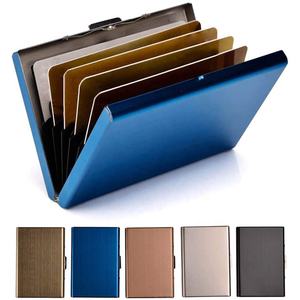 <span class=keywords><strong>Porte</strong></span>-cartes en métal dur en alliage d'aluminium de haute qualité pour hommes - Product Image 5