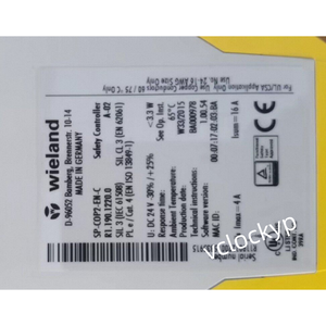 Módulo de E/S de Seguridad Wieland SamosPRO SP-SDI8-P1-K-A R1.190.0050.0 Usado - Product Image 1