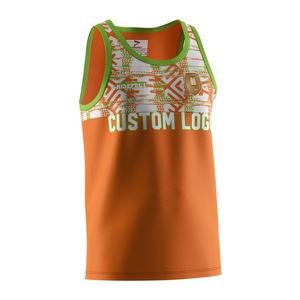 Camisetas sin mangas de sublimación OEM para culturismo, de secado rápido, al por mayor, camiseta de jersey de sublimación, chaleco de rugby HF Super - Product Image 3