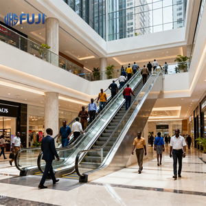 Escalera mecánica interior comercial VKS FUJI AE100 certificado CE/ISO9001/EAC Tanzania Dar <span class=keywords><strong>Es</strong></span> Salaam complejo comercial minorista de energía - Product Image 5